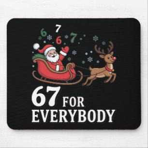 みんなのための67クリスマス・シックス・セブン Xmas コスチューム マウスパッド