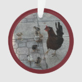 「みんなのひな」アクリルのクリスマス装飾 オーナメント (正面)