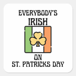 みんなのアイリッシュオンSt patricks day スクエアシール