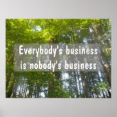 みんなのビジネス感動的ポスター ポスター (正面)