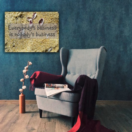 みんなのビジネス知恵ことわざポスター ポスター