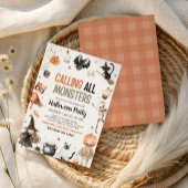 みんなのモンスター ハロウィンパーティーのお誘い 招待状