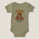 「みんなの前でフライドポテト」 (デザイン裏面)