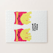 みんなの前でフライドポテト！ ジグソーパズル (横)