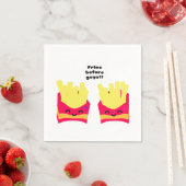 みんなの前でフライドポテト！ スタンダードカクテルナプキン (インサイチュ)