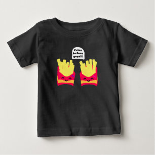 みんなの前でフライドポテト! ベビーTシャツ