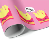 みんなの前でフライドポテト! ラッピングペーパー (ロールコーナー)