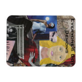 みんなの得デモンズポップ・アートのアートマグネット マグネット (横)