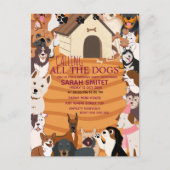 みんなの犬のお誕生日パーティーしよう ポストカード (正面)
