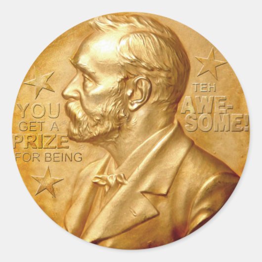 みんなの賞品！ ラウンドシール (正面)