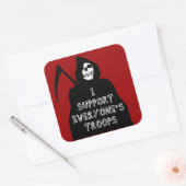 みんなの軍隊を応援 スクエアシール (封筒)