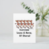 みんなはコーラスの馬が大好き ポストカード (スタンド正面)