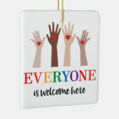 みんなようこそアイダホ先生 セラミックオーナメント (右)