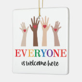 みんなようこそアイダホ先生 セラミックオーナメント (左)