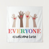 みんなようこそアイダホ先生 タペストリー (正面)