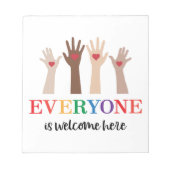 みんなようこそアイダホ先生 ノートパッド (正面)