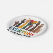 みんなようこそアイダホ先生 ペーパープレート (アングル)