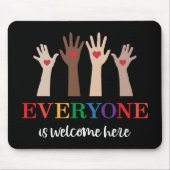 みんなようこそアイダホ先生 マウスパッド (正面)