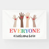 みんなようこそアイダホ先生 横断幕 (横)