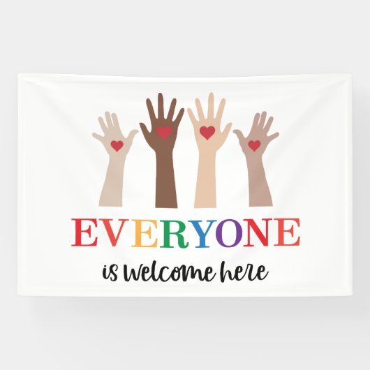 みんなようこそアイダホ先生 横断幕 (横)