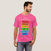 みんなようこそアイダホ先生 Tシャツ (正面フル)