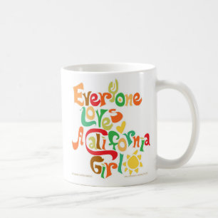 みんなカリフォルニアの女の子が好き コーヒーマグカップ