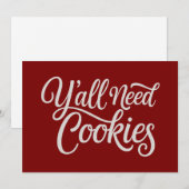 みんなクッキーが必要みたい 面白いディーラー バンキング ベイク ベーカー シーズンカード (正面/裏面)