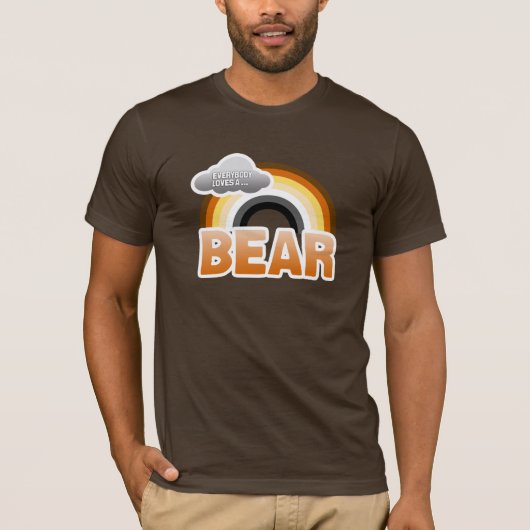 みんなクマが好き Tシャツ (正面)