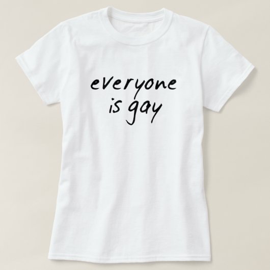 みんなゲイ! Tシャツ (デザイン正面)