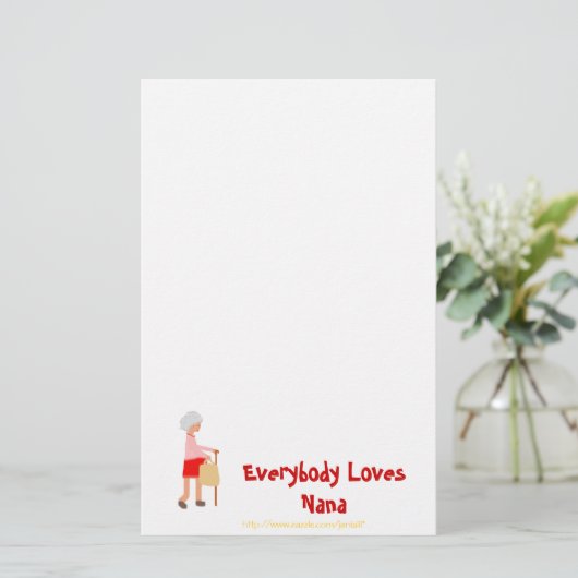 みんなナナが大好き 便箋 (スタンド正面)