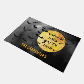 「みんなバティっパーソナライズされたて」 ドアマット (アングル)