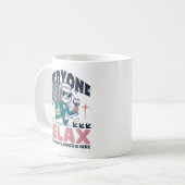 みんなリラックス コーヒーマグカップ (正面左)