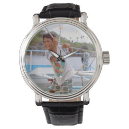 みんなロープを張った。 腕時計