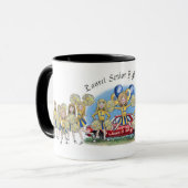 「みんなローレルを立ち上げてホラーを!」 マグカップ (正面左)