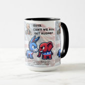 みんな上手く行けない選挙デザイン マグカップ (正面右)