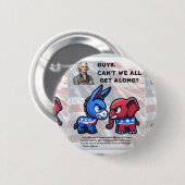 みんな上手く行けない選挙デザイン 缶バッジ (正面&裏面)