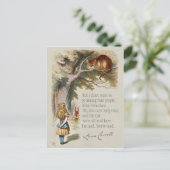 みんな不機嫌のCC0188 Alice Cheshire cat ポストカード (スタンド正面)