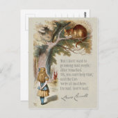 みんな不機嫌のCC0188 Alice Cheshire cat ポストカード (正面/裏面)