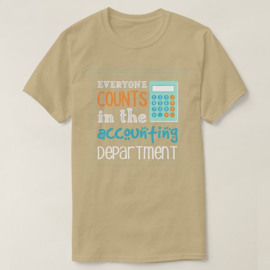 みんな会計部I Accに集まる Tシャツ (デザイン正面)