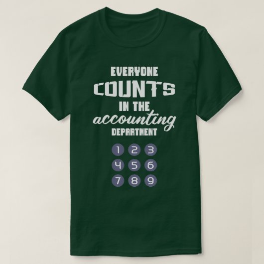 みんな会計部I Accに集まる Tシャツ (デザイン正面)