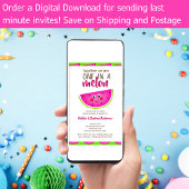 みんな大好き!サマーおもしろいメロンブライダルシャワー 招待状