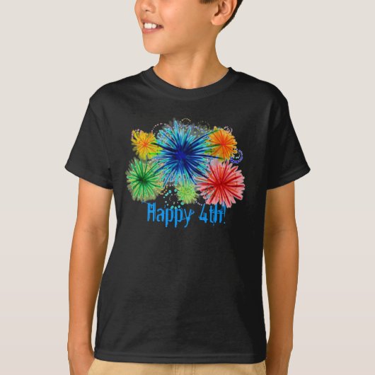 みんな幸せ4番目のシャツ Tシャツ (正面)