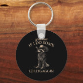 みんな気にしないで俺がのんびり過ごす面白いカウボーイ キーホルダー (正面)