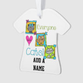みんな猫が大好き オーナメント (正面)