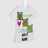 みんな猫が大好き オーナメント (正面)