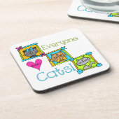 みんな猫が大好き コースター (左側)