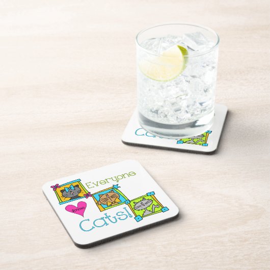 みんな猫が大好き コースター (右側)