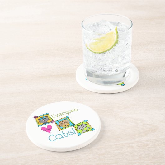 みんな猫が大好き コースター (側面)