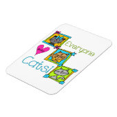 みんな猫が大好き マグネット (左側)