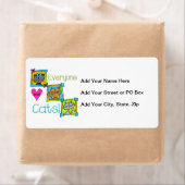 みんな猫が大好き ラベル (インサイチュ)